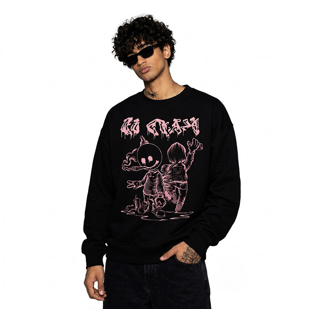 Go Crazy Oversized Graphic Sweatshirt