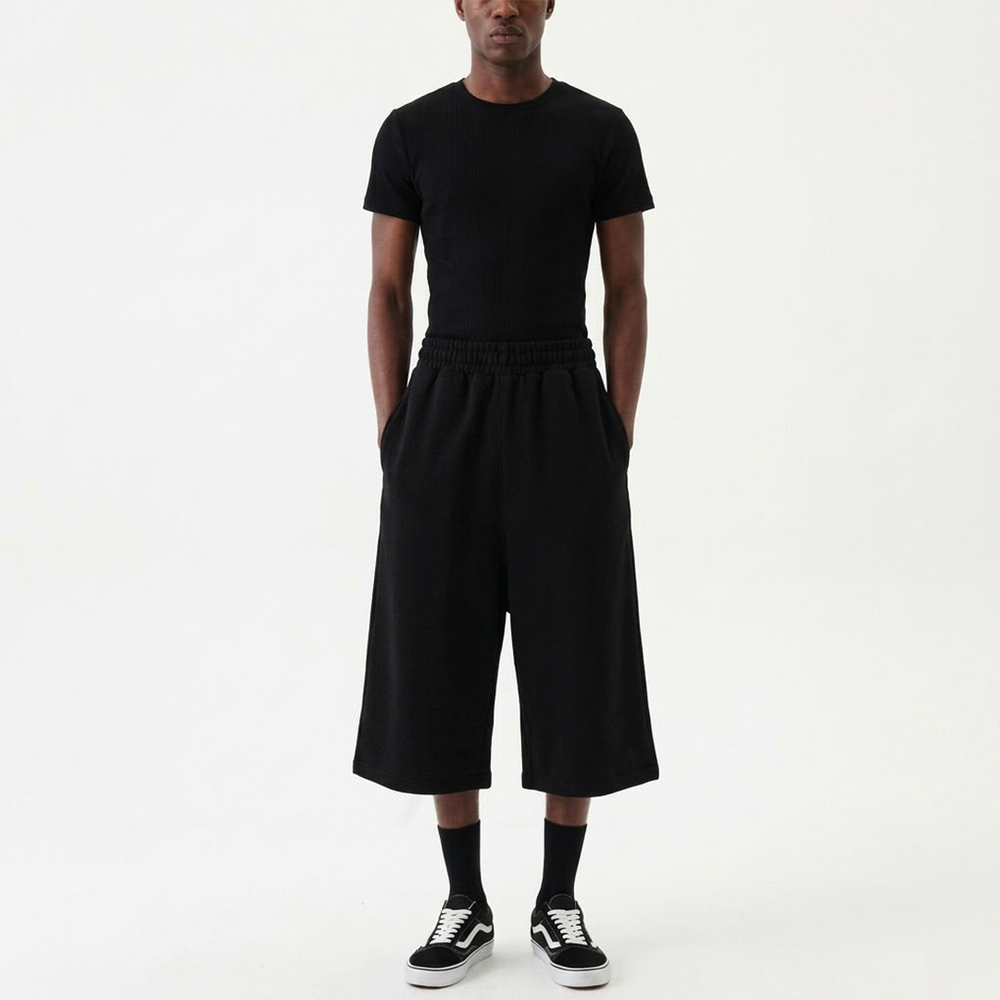 TKMEMSTORE Oversized Long Shorts