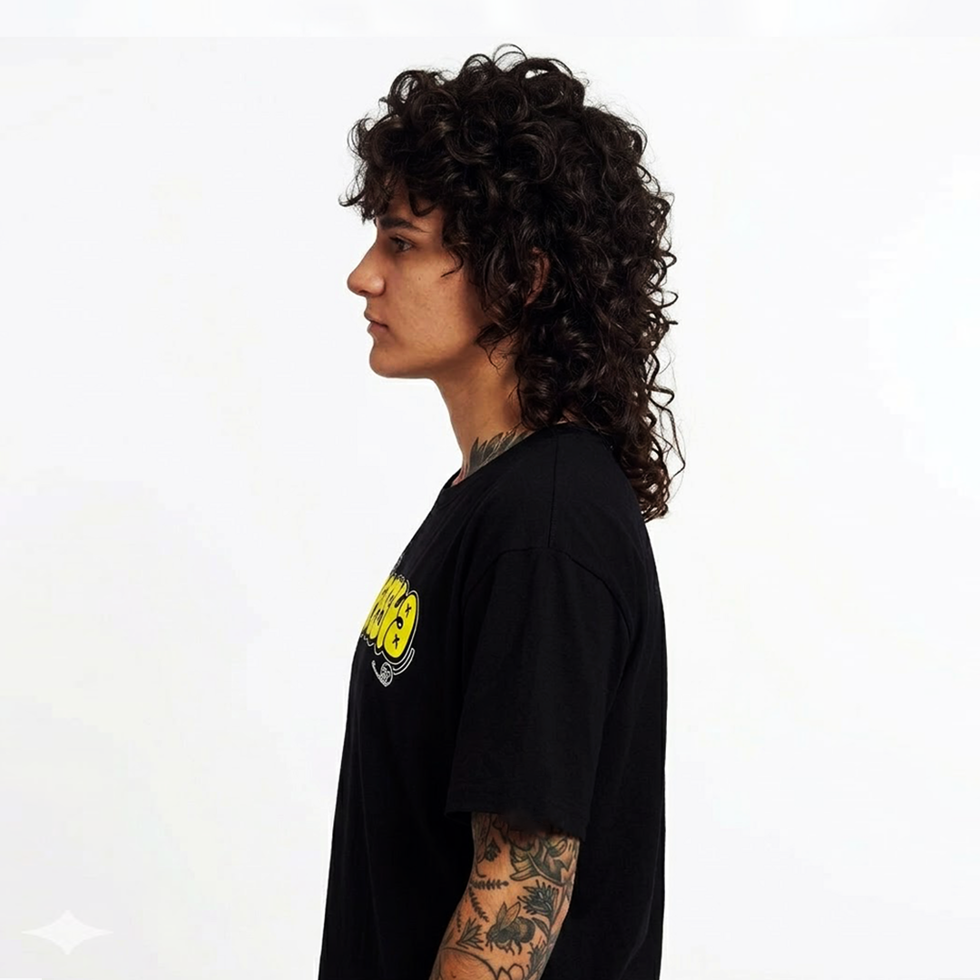 Bizzare Black Oversize T-Shirt