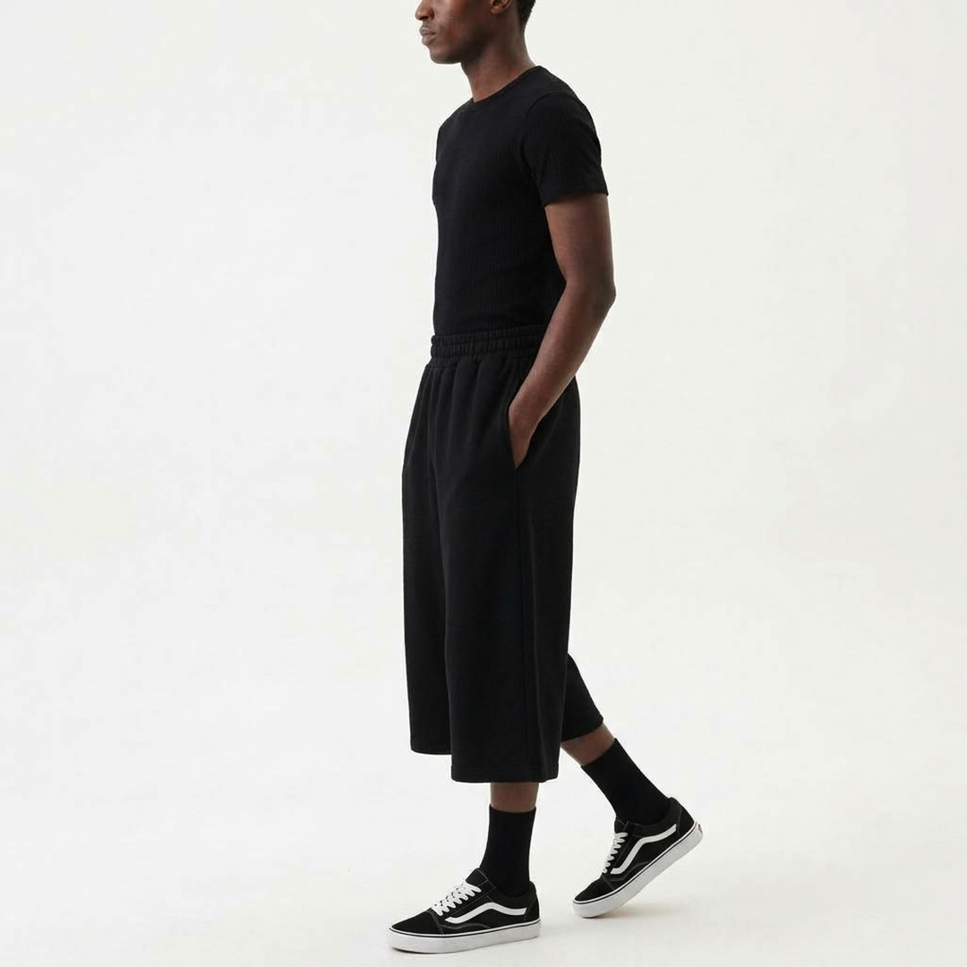 TKMEMSTORE Oversized Long Shorts