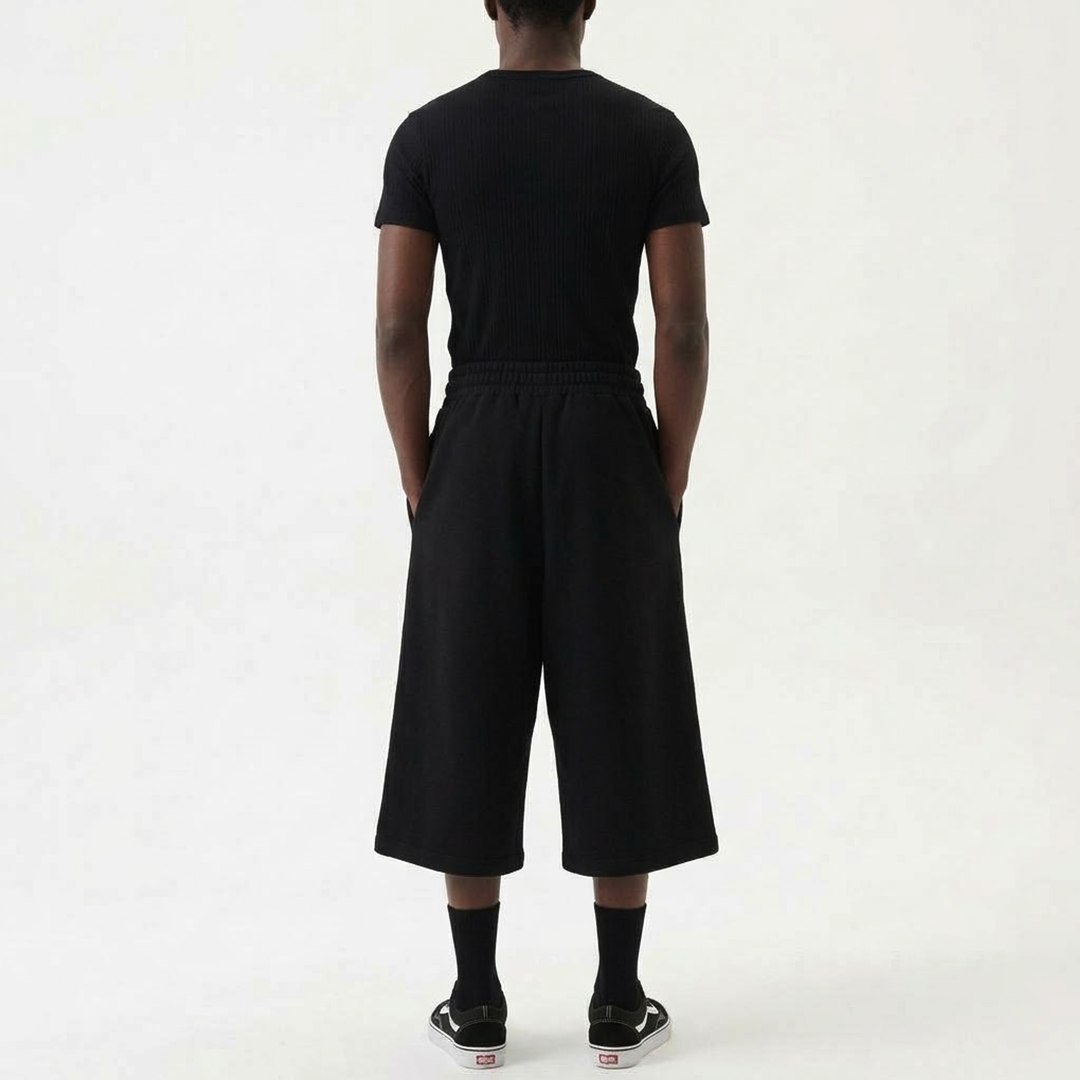 TKMEMSTORE Oversized Long Shorts